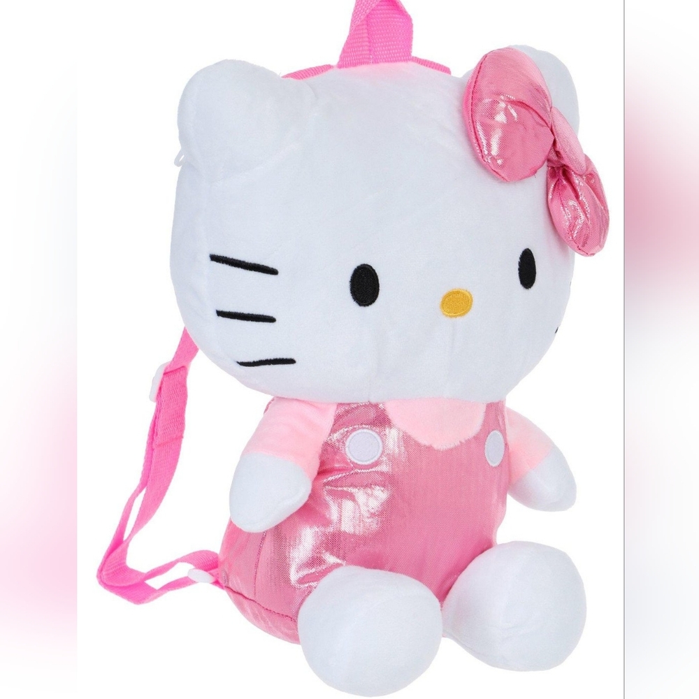 Hello Kitty Plush Mini Backpack NWT Sanrio obo
